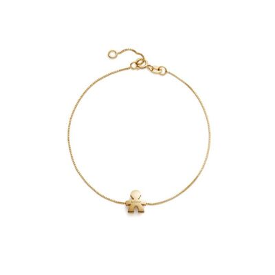 Bracciale Le Bebè I Tesorini con sagoma bimbo in oro giallo
