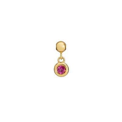 Charm Le Bebè I Tesorini Pop con rodolite in oro giallo
