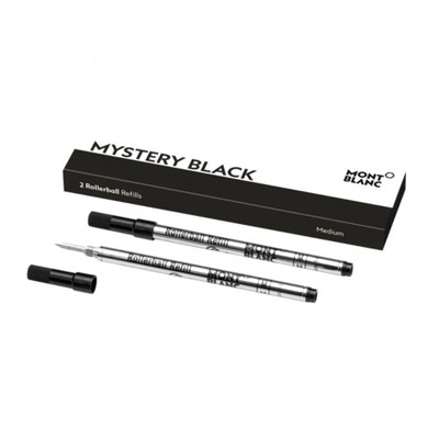 1 Refill per roller (M) Montblanc Mystery Black (nero)