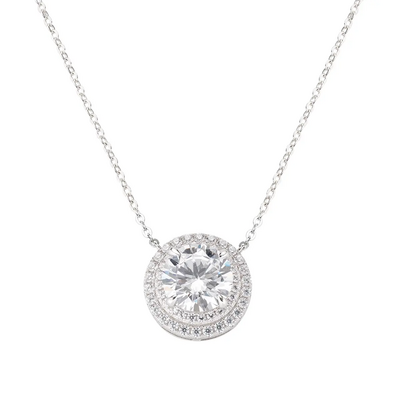 Collana Amen Stardust con Pendente Cupola di Zirconi Bianchi