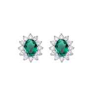 Orecchini Amen Royal Lady Zircone Verde