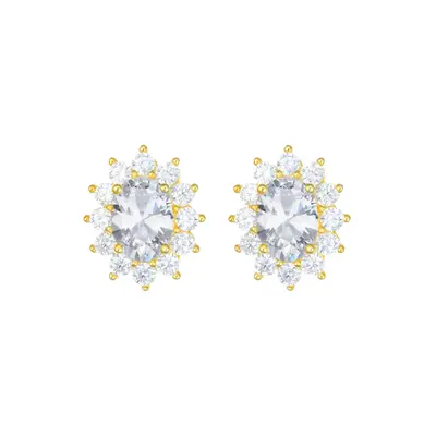 Orecchini Amen Royal Lady Dorati con Zircone Bianco