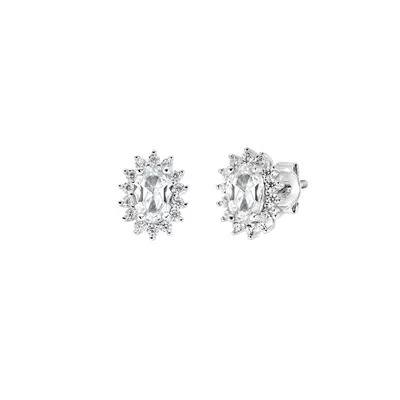 Orecchini Amen Royal Lady Mini con Zircone Bianco