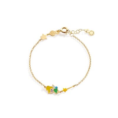Bracciale Le Bebè Fiabe ispirato a campanellino in oro giallo