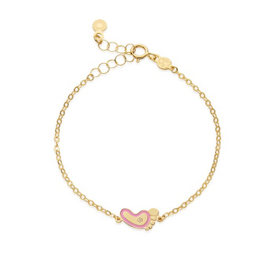 Bracciale Le Bebè "Lucciole" piedino con diamante