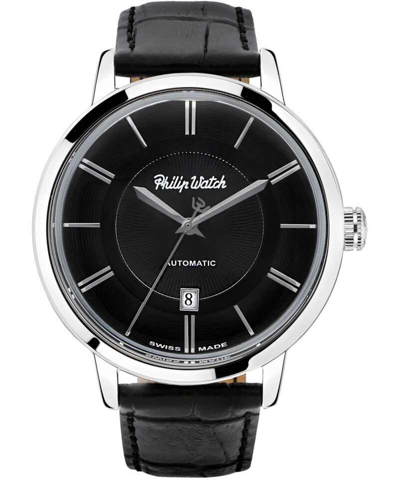 Orologio Philip Watch uomo automatico Grand Archive con cinturino in pelle