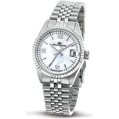Orologio Philip Watch donna Caribe 31mm 3H  con quadrante bianco madreperla