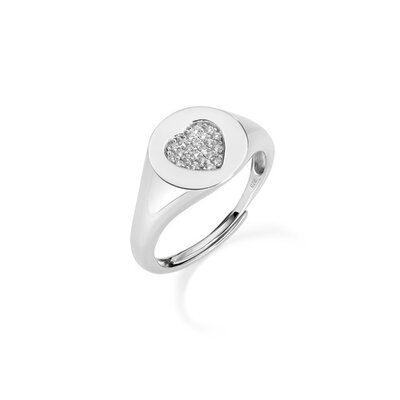 Anello Amen Chevalier Regolabile con Cuore Zirconato
Misura: 10/15