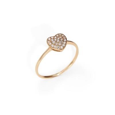 Anello Amen cuore rosè