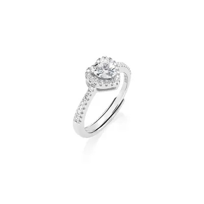 Anello Amen Dolce Cuore Bianco Regolabile