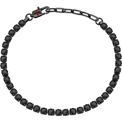 Bracciale Sector Tennis Black Crystals
