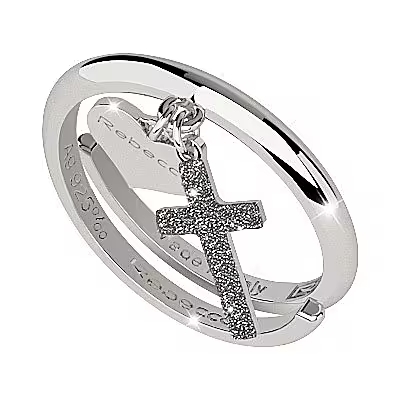 Anello Rebecca Jolie in argento e polvere di diamanti