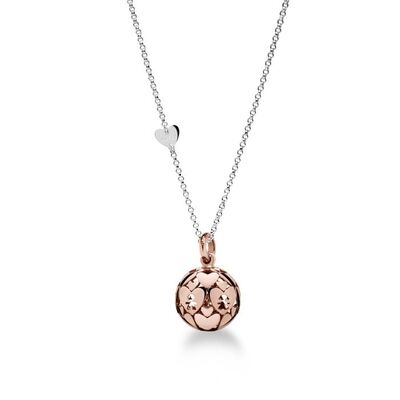 Collana Le Bebè suonamore in argento placcato oro rosa