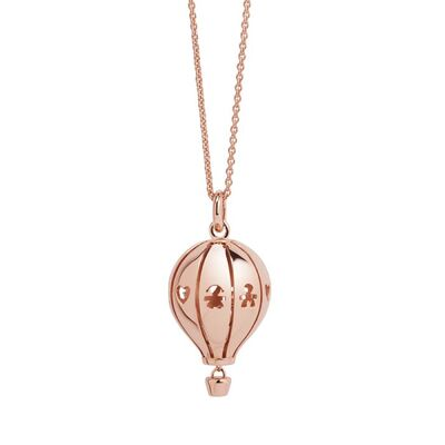 Collana Le Bebè  Suonamore Le Mongolfiere in argento placcato oro rosa
