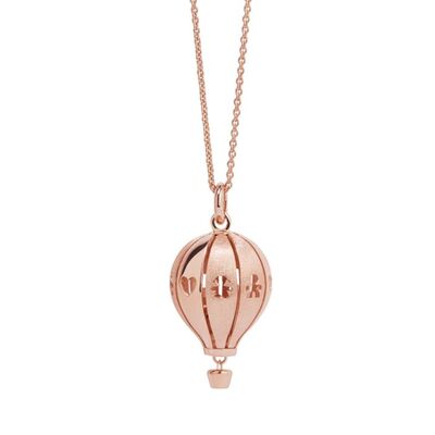 Collana Le Bebè suonamore in argento placcato oro rosa lucido/satinato