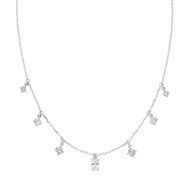 Collana Amen Chandelier Princess con Zirconi Bianchi