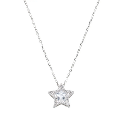 Collana Amen  Stella Zirconi Bianchi