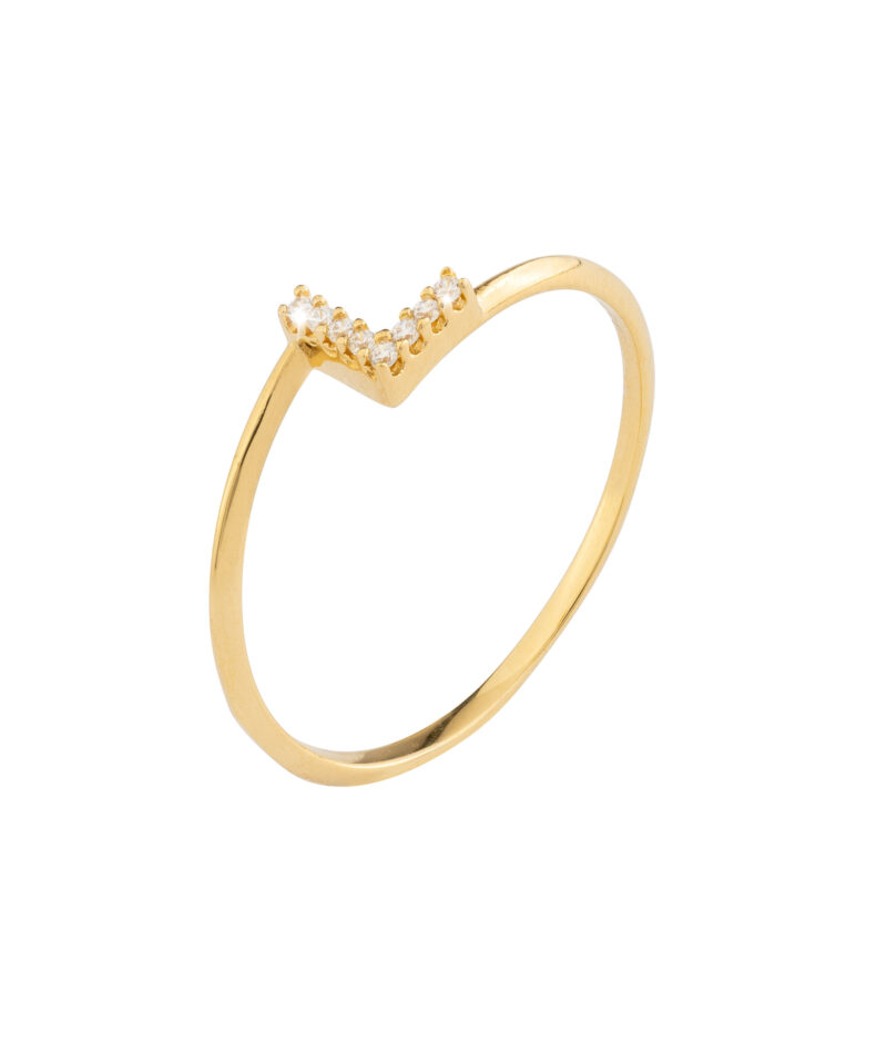 Anello Rebecca Name Lux in oro 18kt e diamanti